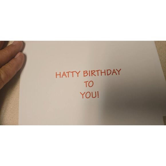 Lot Of 3 Red Hat Cards Happy Birthday New - Picture 8 of 8